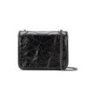 Saint Laurent Niki Vintage Leather Chain Wallet Black 19Cm