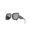Gucci Gg Gradient Square Sunglasses With Line In Grey