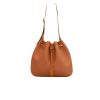 Saint Laurent Paris Vii Flat Hobo Bag In Smooth Leather Bag Orange 23Cm