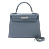 HERMES KELLY EPSOM BLEU CELESTE 28CM