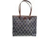 Celine Macadam Denim Tote Bag Indigo Navy Blue 34Cm