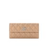 Chanel Long Flap Wallet Beige Ap0955
