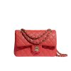 Chanel Classic Handbag Red A01112