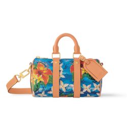 Louis Vuitton Keepall Bandouliere 25 Bright Blue 25Cm M24999