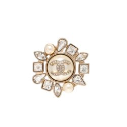 Chanel Heart And Cc Logo Silk Square Scarf White