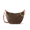 Louis Vuitton Loop Hobo Monogram Canvas Brown 35Cm M46311