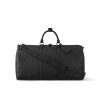 Louis Vuitton Keepall Bandouliere 50 Black M44810