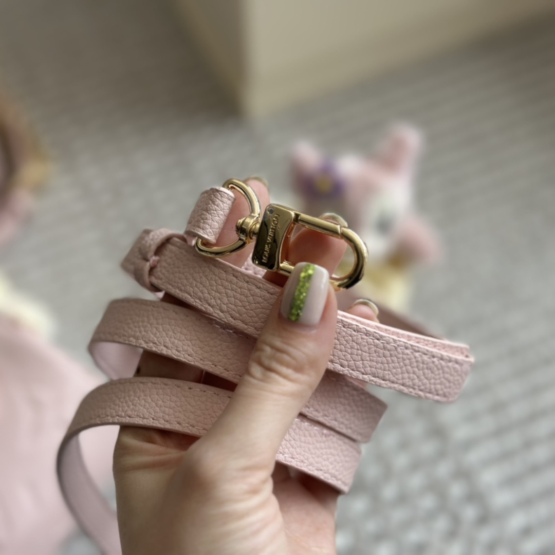 Louis Vuitton Speedy Bandouli?re 20 Monogram Empreinte Pink Opale 20Cm M47136 - Image 5