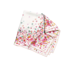 Chanel Silk Scarves Women's Peach Pink