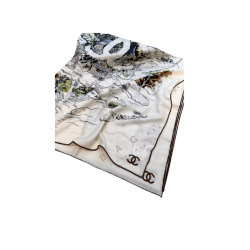Chanel silk scarf