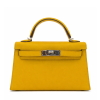 Hermes Kelly Sellier 20 Jaune Citron Epsom Palladium Hardware