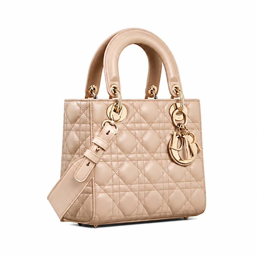 Small Lady Dior My ABCDior Bag – Sand Cannage Lambskin 20cm