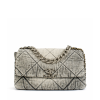 Chanel Grey Denim Medium Chanel 19 Bag