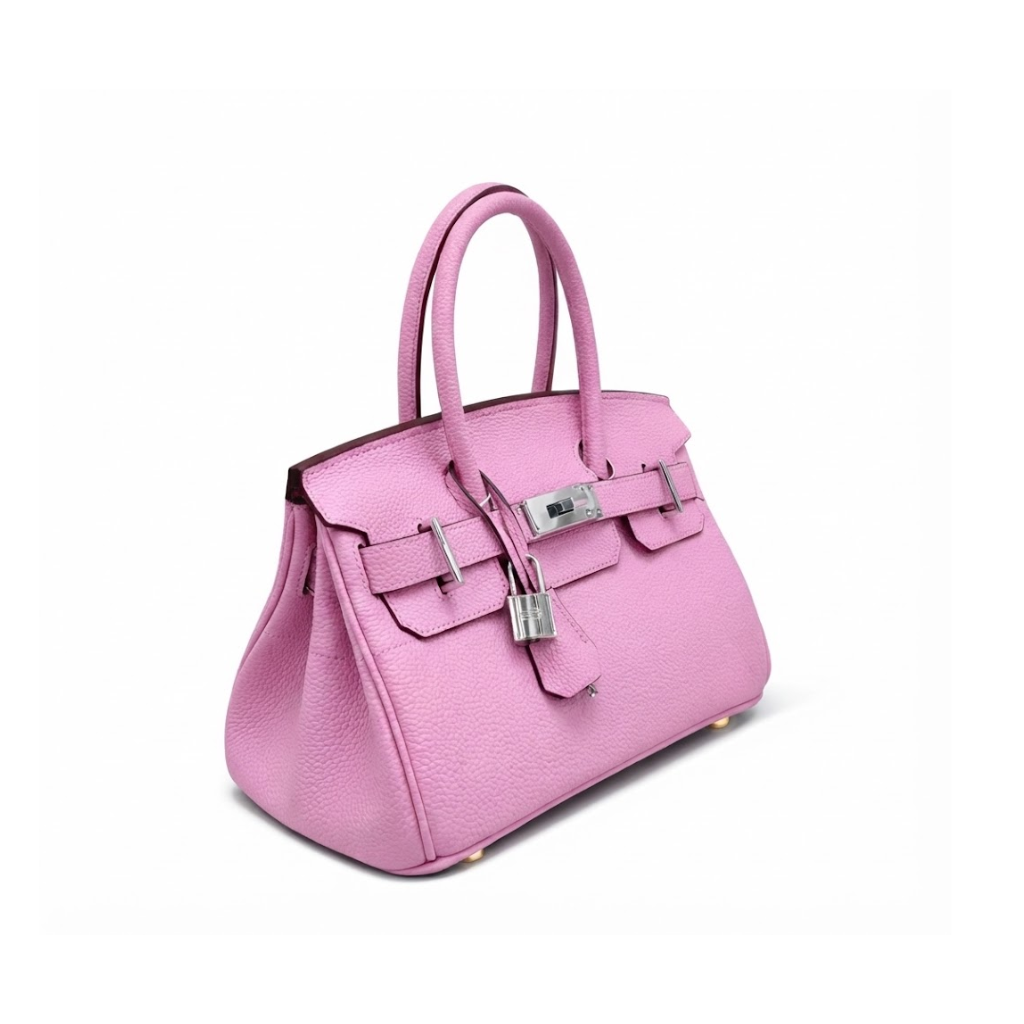 Hermes Birkin Shoulder 30 Mauve Sylvestre Clemence Gold Hardware - Image 2