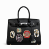 Birkin 25 Black Sellier in Leather with Silver Hardware