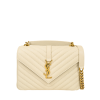Saint Laurent College Large Chain Bag Beige 25Cm
