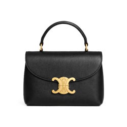 Celine Medium Nino Bag In Supple Calfskin Black 20Cm 117523Fxk 38No