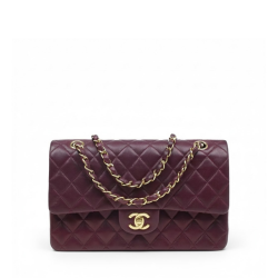 Chanel Classic 11.12 Handbag Burgundy