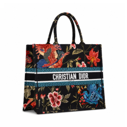 Large Dior Book Tote Black (42 X 35 X 18.5 Cm)