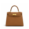 Hermes Kelly Sellier 25 Chai Epsom Gold Hardware