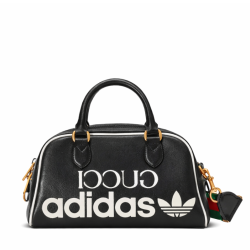 Gucci X Adidas Mini Duffle Bag Black 31.5Cm 702397 U3Zct 8726