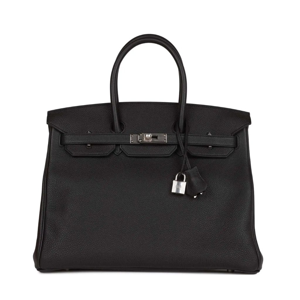 Hermes Birkin 35 Black Togo Palladium Hardware