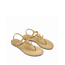 Chanel Logo Embroidered Shearling Cream Slides