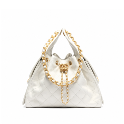 Chanel 25 Small Handbag 25cm White