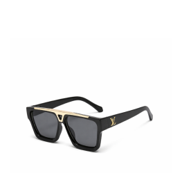 Louis Vuitton Glasses 1 1 Evidence Black Z1502E