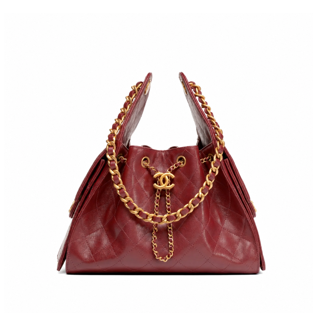 Chanel 25 Small Handbag 25cm Burgundy