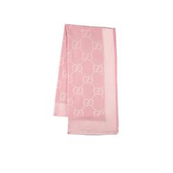Gucci GD Jacquard Silk & Wool Shawl