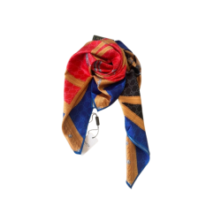 Gucci GG Mulberry Silk Jacquard Square Scarf