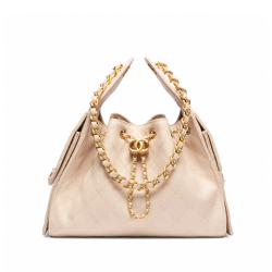Chanel 25 Small Handbag 25cm Beige