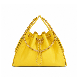 Chanel 25 Small Handbag Yellow