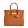 Hermès Birkin Touch 30 Bag Niloticus Caramel Togo Gold Hardware