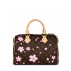Louis Vuitton X Takashi Murakami Cherry Blossom Speedy 25 Bandouliere Brown Monogram Gold Hardware