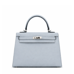 Hermès Kelly 25 Sellier HSS Verso Bleu Electrique Epsom Palladium Hardware