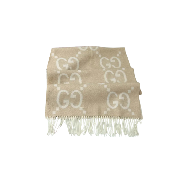 Gucci GG Cashmere Jacquard Scarf