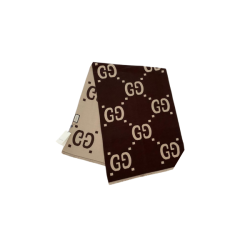 Gucci GG Pattern Jacquard Wool Silk Scarf