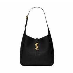 Saint Laurent Le 5 A 7 Soft Small Hobo Bag In Smooth Leather Black 713938Aaauq1000