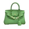 HERMES BIRKIN MINI GOLD HARDWARE EPSOM LIGHT GREEN 20CM