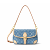 Diane Monogram Denim Blue Bag