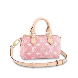 Louis Vuitton Nano Speedy Monogram Pink 17Cm
