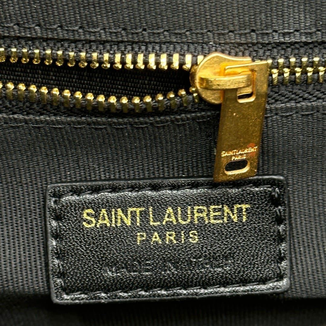 Saint Laurent Envelope Medium Chain Bag In Mix Matelasse Grain De Poudre Embossed Beige 24Cm 600185Bow912721 - Image 5