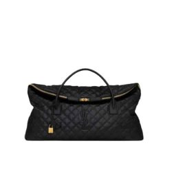 Saint Laurent Giant Travel Bag In Quilted Leather Black 55Cm 736009Aabk91000
