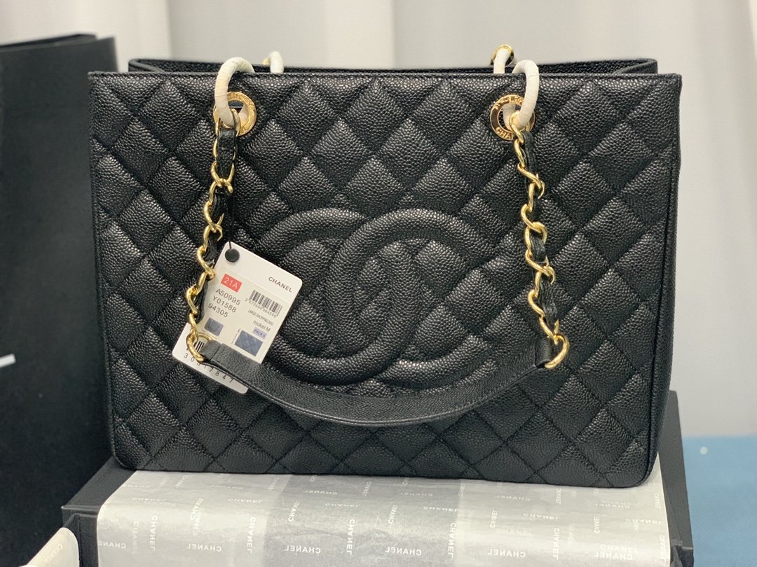 Chanel Bolsa Grand Tote Black 33Cm - Image 2