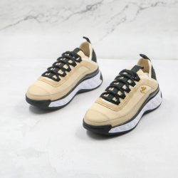 Chanel Logo Low Top Sneakers Ivory G35617