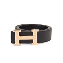 Chanel Leather Belt With Cc Buckle In Metal White 3Cm - 85 Eu 100 Cm