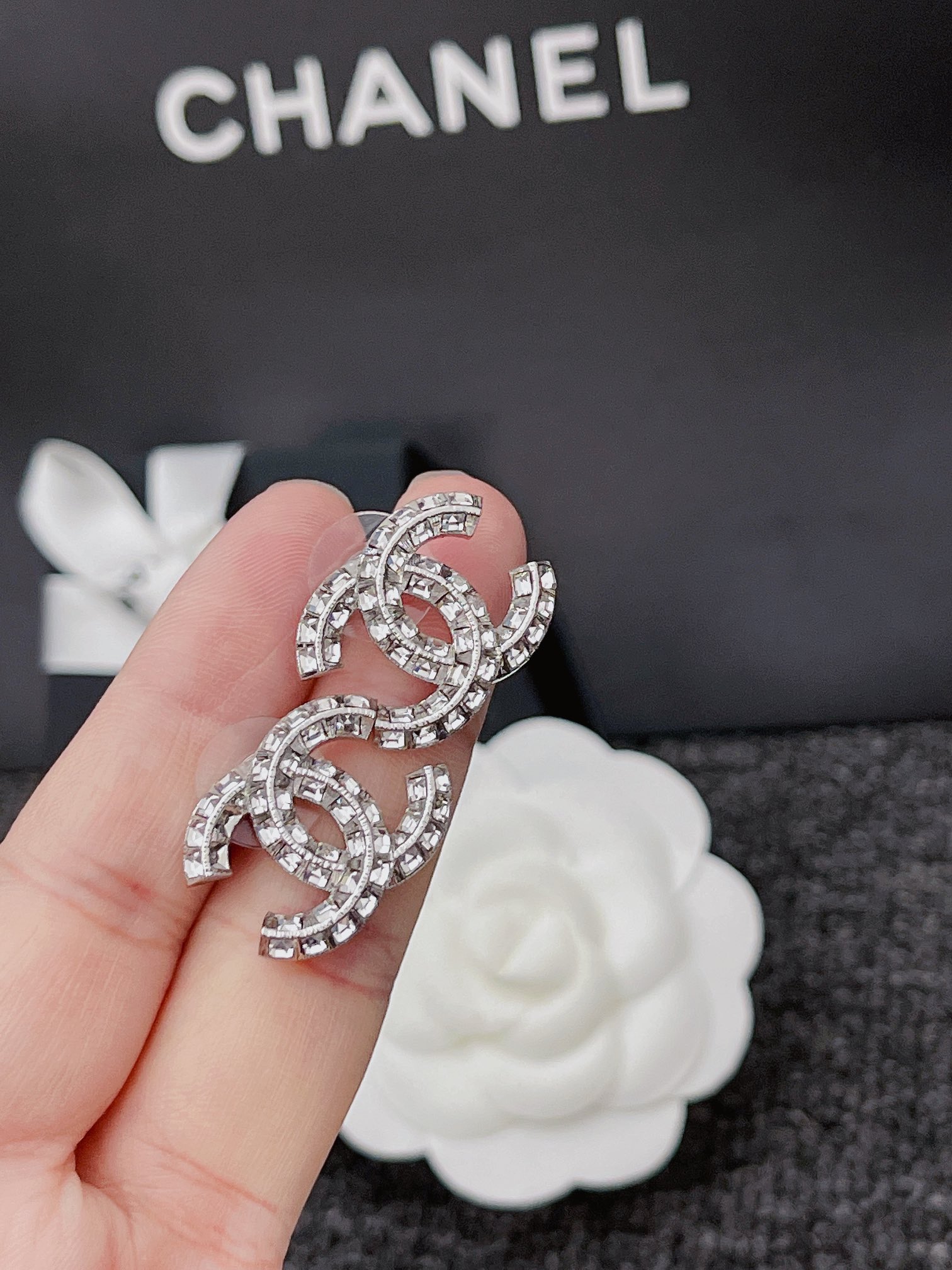 Chanel CC Earrings - Image 2