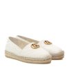 Gucci Leather Espadrille With Double G White 551890 Bko00 1000